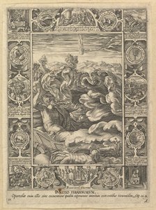 Punitio Malorum, uit Allegorieën van het Christelijk Geloof door Hendrik Goltzius