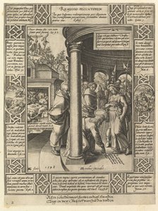 Remissio Peccatorum, uit de Allegorieën over de Christelijke Geloofsbelijdenis door Hendrik Goltzius