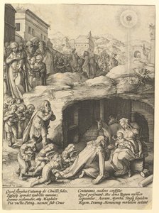 De aanbidding der wijzen, ca. 1585 door Hendrik Goltzius