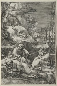 De Passie door Hendrik Goltzius
