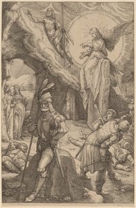 De Opstanding door Hendrik Goltzius