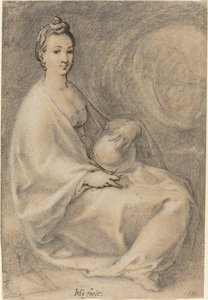 Urania door Hendrik Goltzius