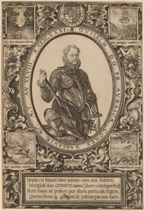 Willem, Graaf van Nassau, Prins van Oranje door Hendrik Goltzius