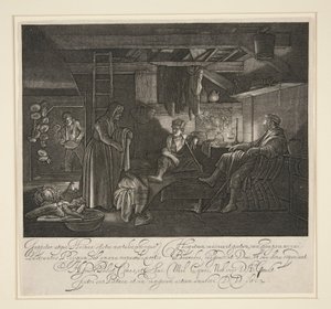 Jupiter en Mercurius in het Huis van Philemon en Baucis