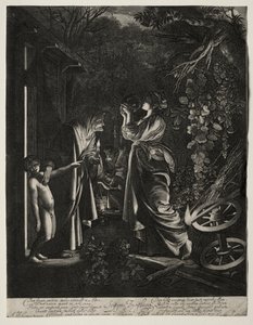 De bespotting van Ceres door Hendrik Goudt