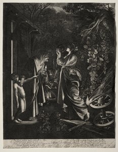 De bespotting van Ceres door Hendrik Goudt