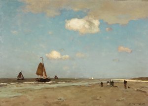 Strandscène, 1887