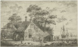 Boerderij aan een rivier