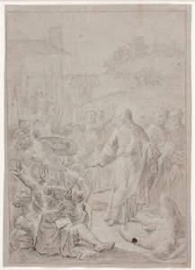 De gevangenneming van Christus. Compositieschets