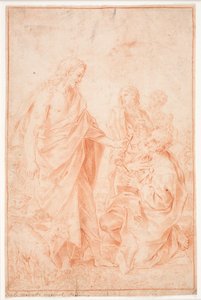 Christus geeft de sleutels aan Sint Petrus door Hendrik Krock