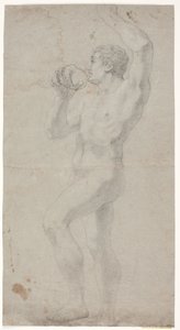 Mannelijke modelstudie door Hendrik Krock