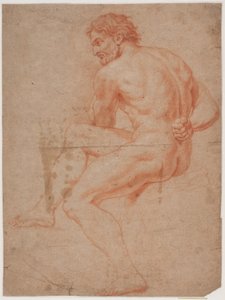 Mannelijk modelstudie door Hendrik Krock
