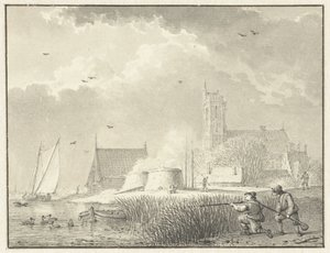 Eendenjacht door Hendrik Meijer