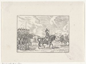 Cavalerie in een veldslag