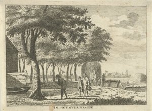 Boeren op een stuk land
