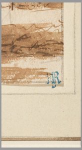 Tekening, Stad aan een kanaal, 1750-70 door Hendrik Spilman