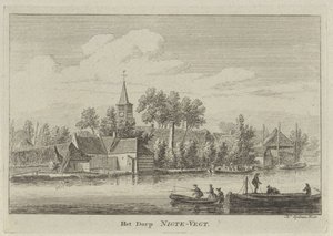 Gezicht op Nigtevecht Het Dorp Nigte-Vegt