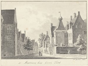 Het Ambtmanshuis te Tiel door Hendrik Spilman