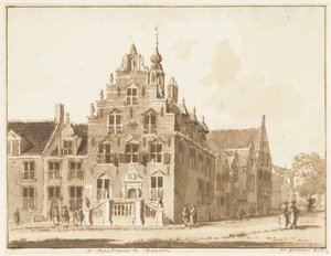 Het stadhuis van Buren door Hendrik Spilman