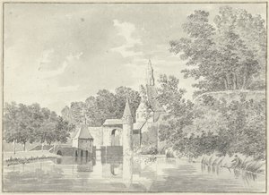 Burensche Poort te Tiel door Hendrik Tavenier