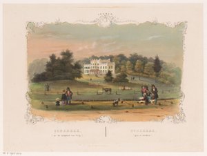 Gezicht op buitenplaats Sonsbeek door Hendrik Wilhelmus Last (attributed to)