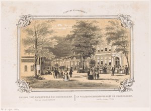 Gezicht op Rijzenburg door Hendrik Wilhelmus Last