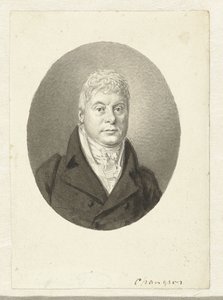 Portret van F.D. Changuion door Hendrik Willem Caspari