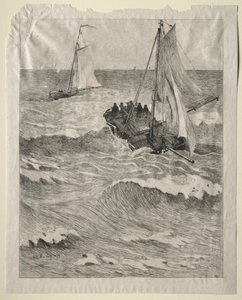 Mariene scène door Hendrik Willem Mesdag