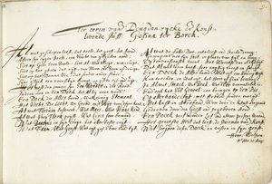Lofzang ter ere van Gesina ter Borch