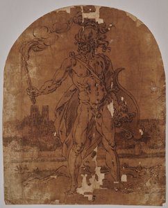 Mars buiten de muren van Brussel door Hendrik de Clerck