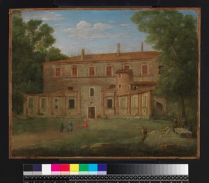 De Villa Madama, Rome, 1748 door Hendrik van Lint