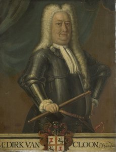 Portret van Dirk van Cloon, Gouverneur-Generaal van Nederlands-Indië