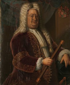 Portret van Dirk van Cloon, gouverneur-generaal van Nederlands-Indië