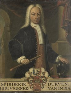 Portret van Diederik van Durven, Gouverneur-generaal van Nederlands-Indië door Hendrik van den Bosch