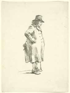 Portret van de bedelaar Hendrik Delbroeck