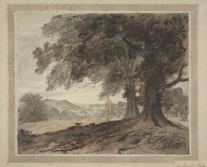 In Knole Park door Heneage Finch fourth Earl of Aylesford