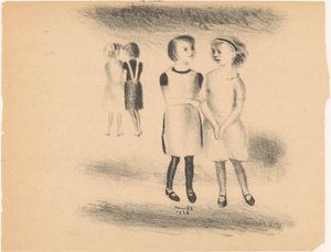 Meisjes op straat door Henk Henriët