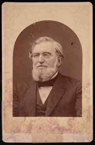 Portret van Joseph Cummings 1817-1890, voor 1890 door Hennigar and Gittings