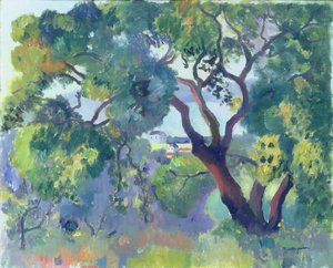 Landschap in Saint-Tropez door Henri Charles Manguin