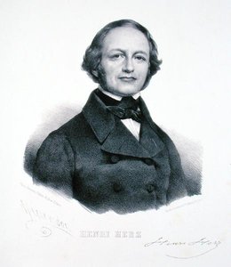 Henri Herz (1803-88) door Henri (after) Grevedon