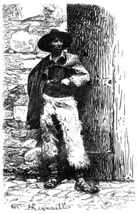 Herder van het Italiaanse platteland, 19e eeuw door Henri Alexandre Georges Regnault