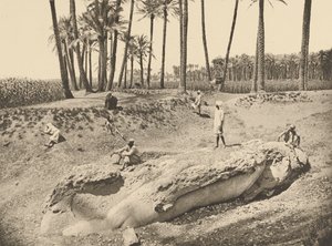 Beeld van Liggende Sesostris (Saqqara)