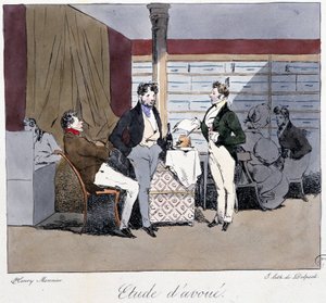Studie van een advocaat - in 