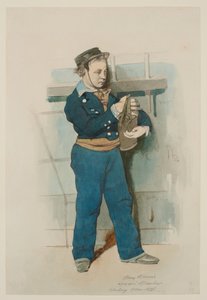 Jonge adelborst door Henri Bonaventure Monnier