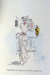 Een vrouw met papieren lantaarns