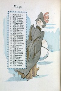 Maart door Henri Boutet