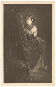 Aan de Ezelschilder – Portret van de Kunstenares Jeanne Gonzalès