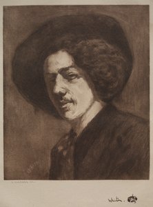 James McNeil Whistler door Henri Charles Guérard