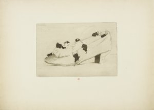 De aanval van de schoen door Henri Charles Guérard