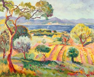 De Golf van St. Tropez, ca.1918 door Henri Charles Manguin